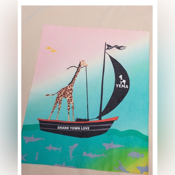 YEMA Captain Giraffe Dress Tee in Lalibela (Size: Large) - Picture 3 of 7